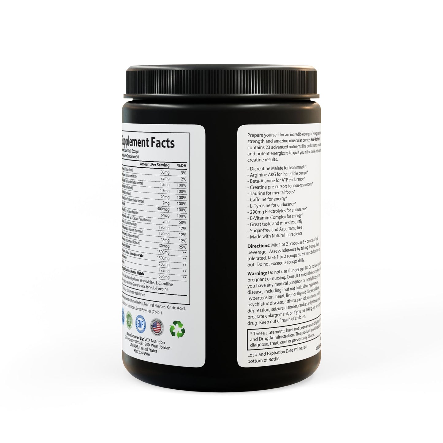 Brooke's Pre-Workout Watermelon Flavor