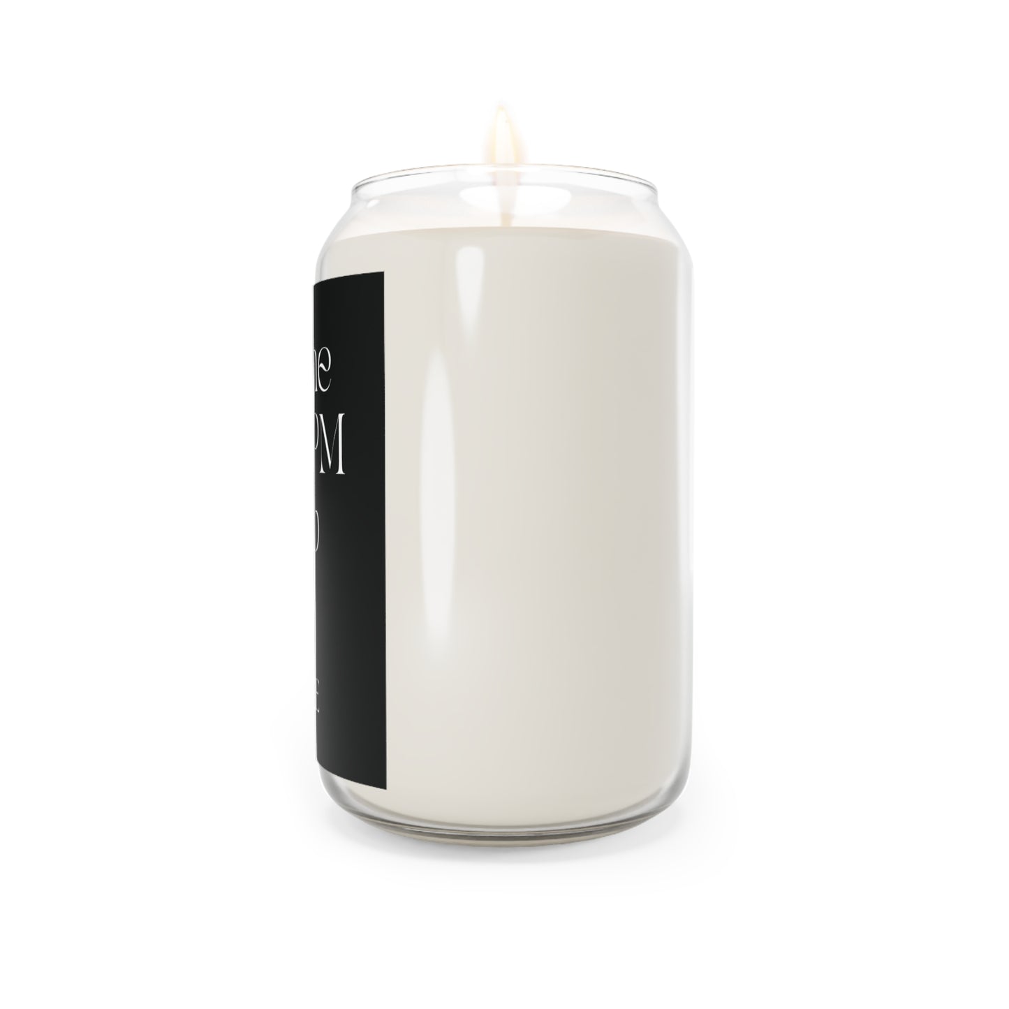 Scented Soy Candle — “Home By 9PM Club” 13.75oz (Luxury Aromatherapy)