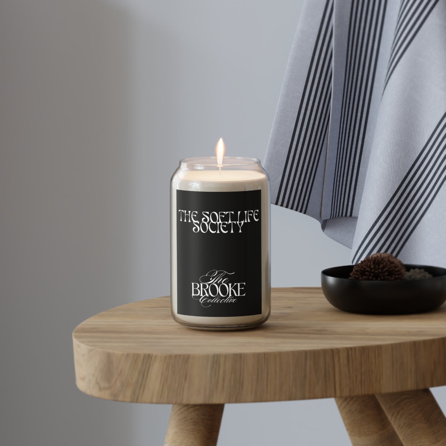 The Soft Life Society Scented Soy Candle — 13.75oz Brooke Collection