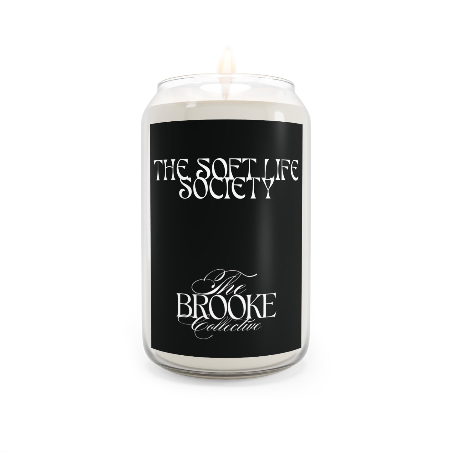 The Soft Life Society Scented Soy Candle — 13.75oz Brooke Collection