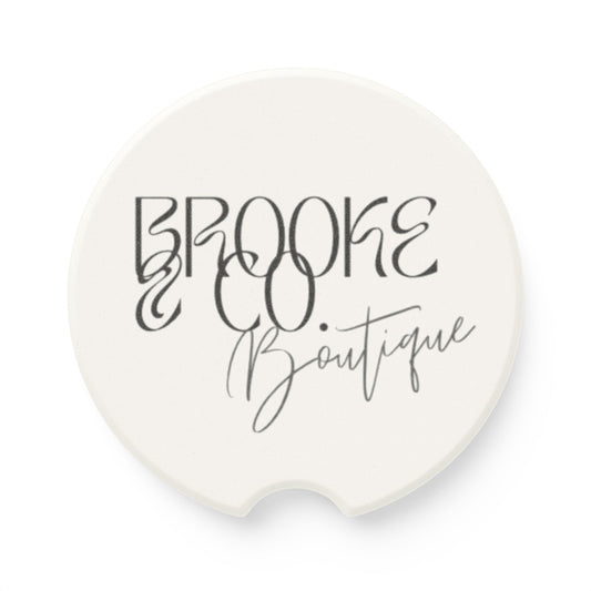 Custom Soapstone Car Coaster - Brooke & Co Boutique Design