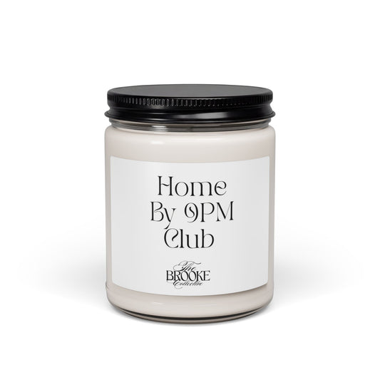 Home By 9PM Club Scented Soy Candle — 9oz Relaxing Evening Aroma